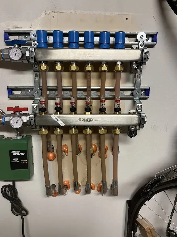 Plumber performing Gas Line Installation at a residential property in Shelbyville